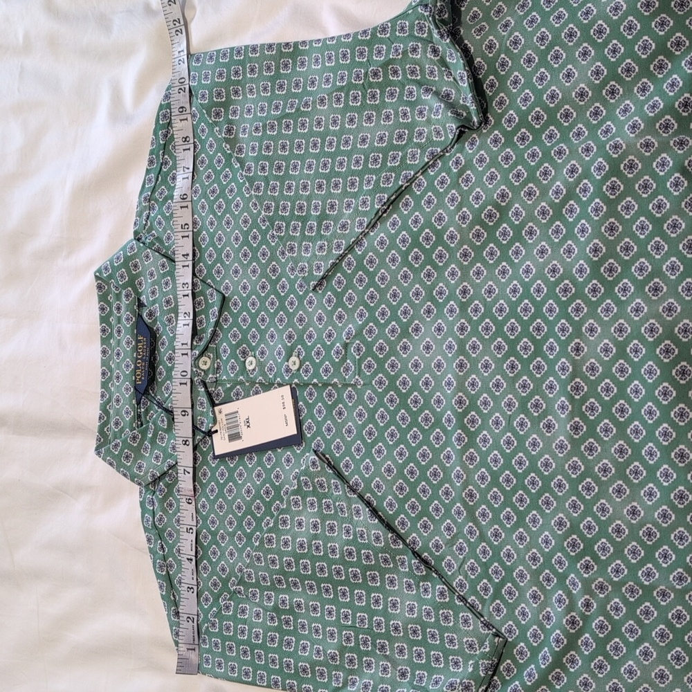 Polo Golf Ralph Lauren Dillards Gree Multicolor Shirt - Men's Size XXL. - Picture 5 of 10